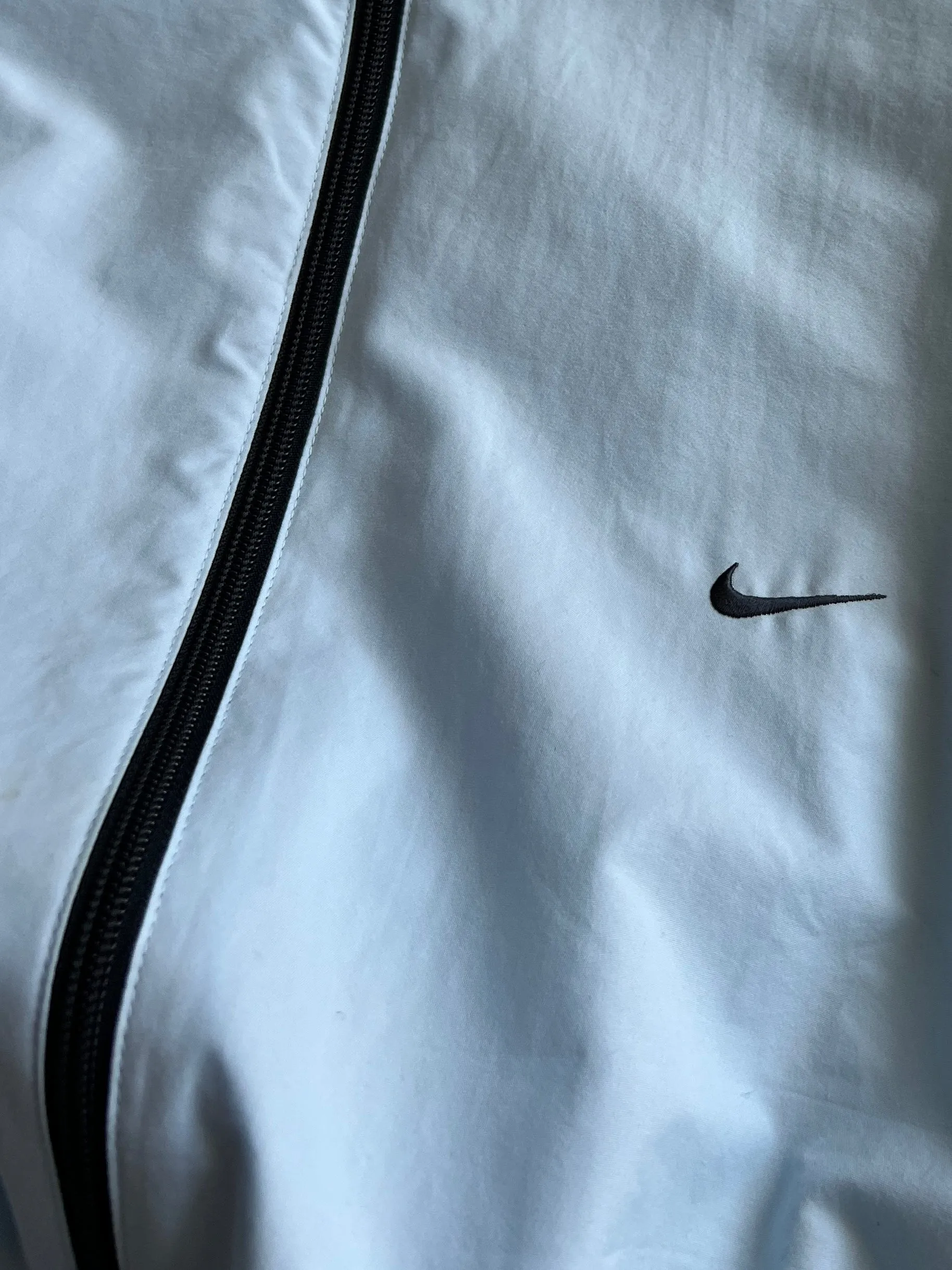 00's Nike baby blue zip up track jacket (L)