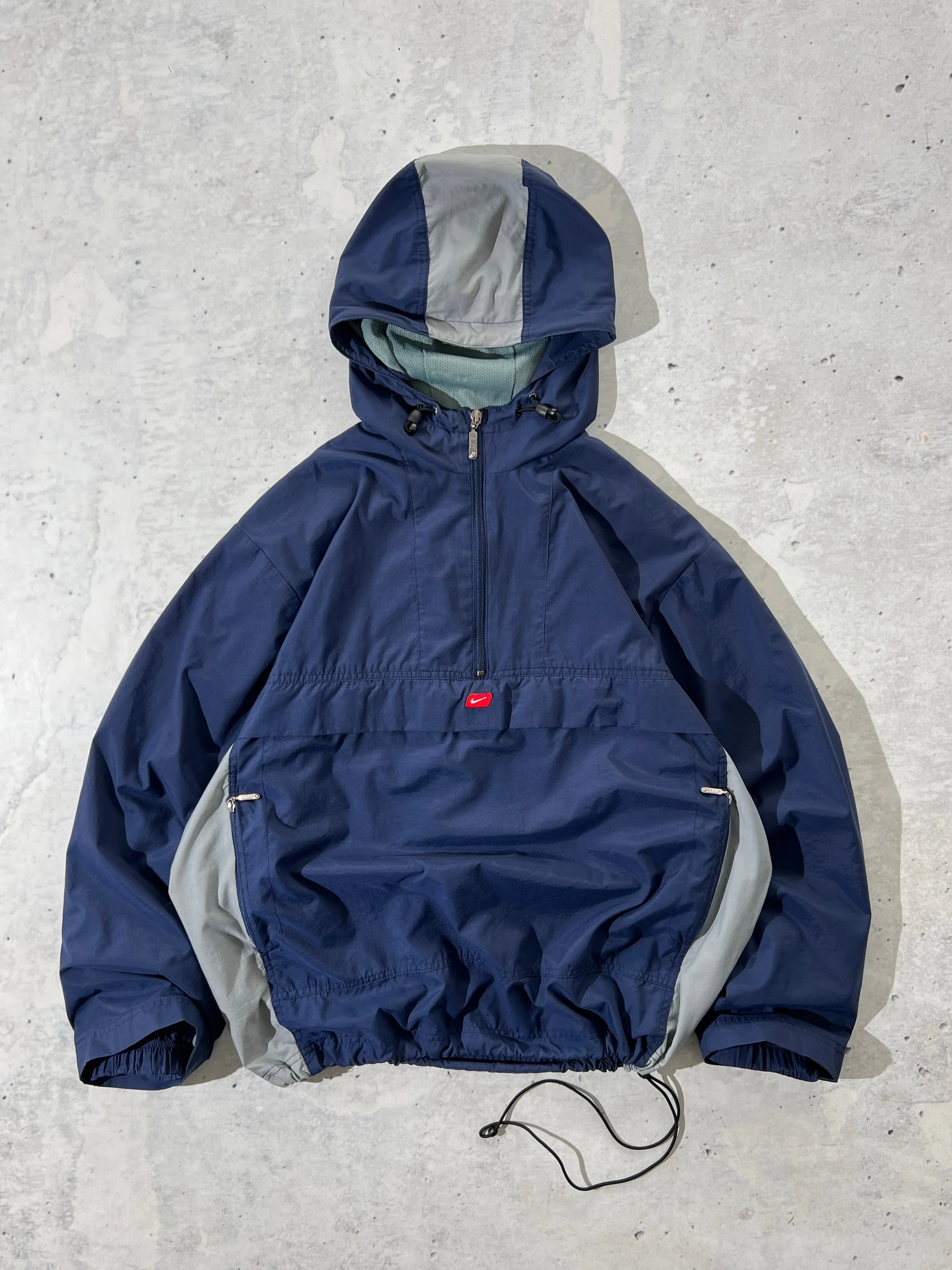 00's Nike Centre Swoosh Half Zip Pullover Jacket (L)