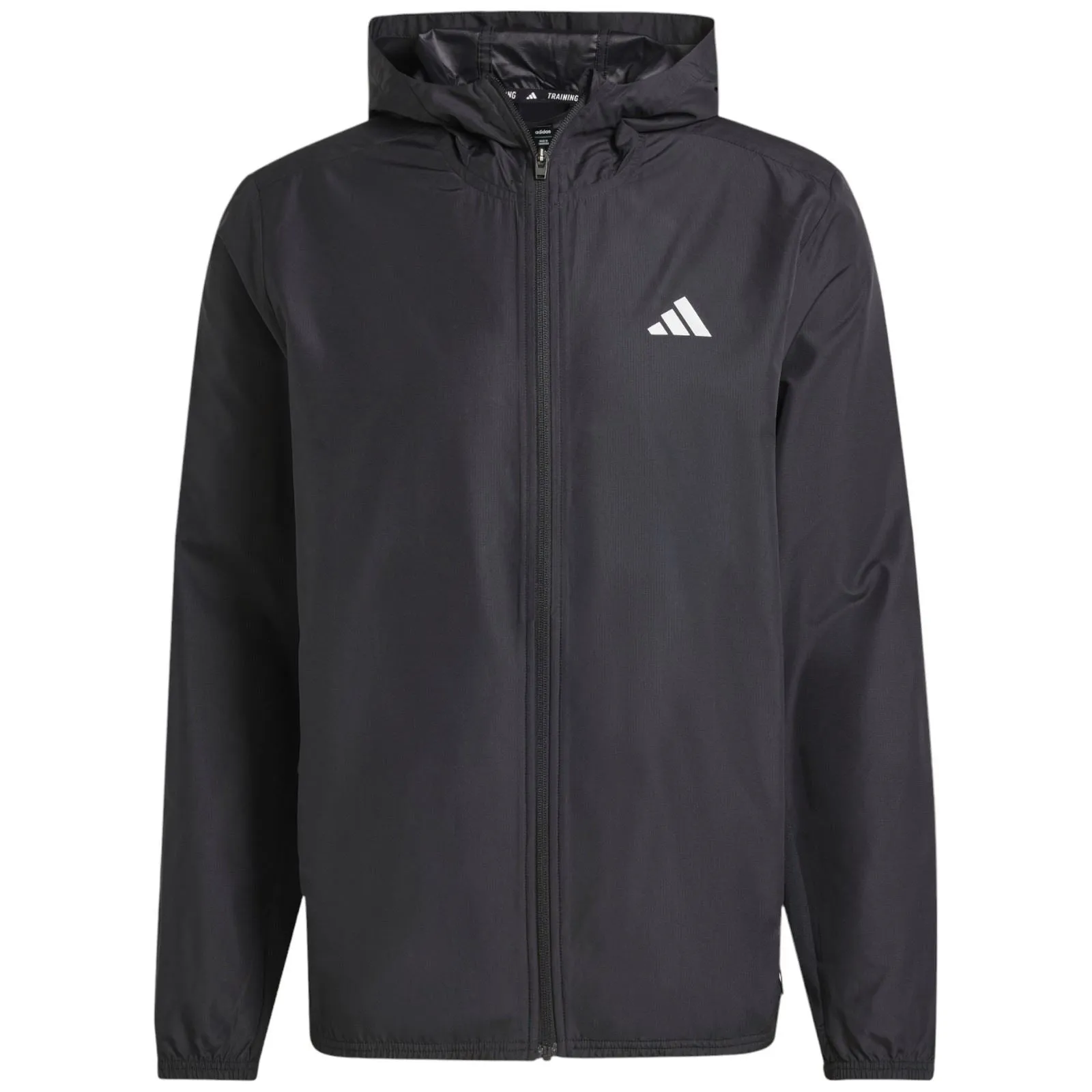 adidas Gym 3-Stripes Full Zip Mens Windbreaker