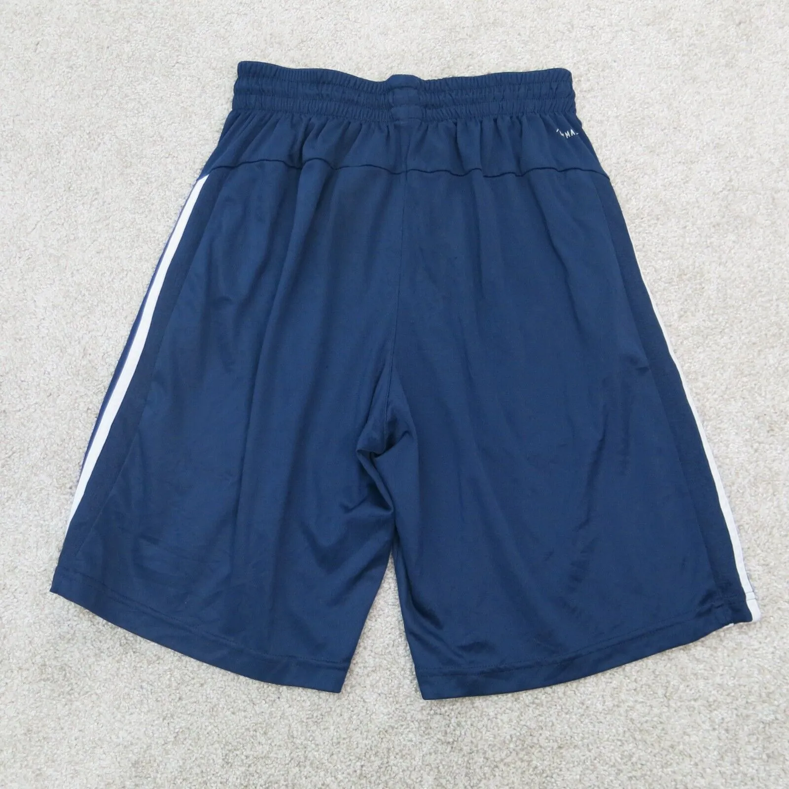 Adidas Mens Activewear Running Shorts Climacool Elastic Waist Logo Blue Size W25