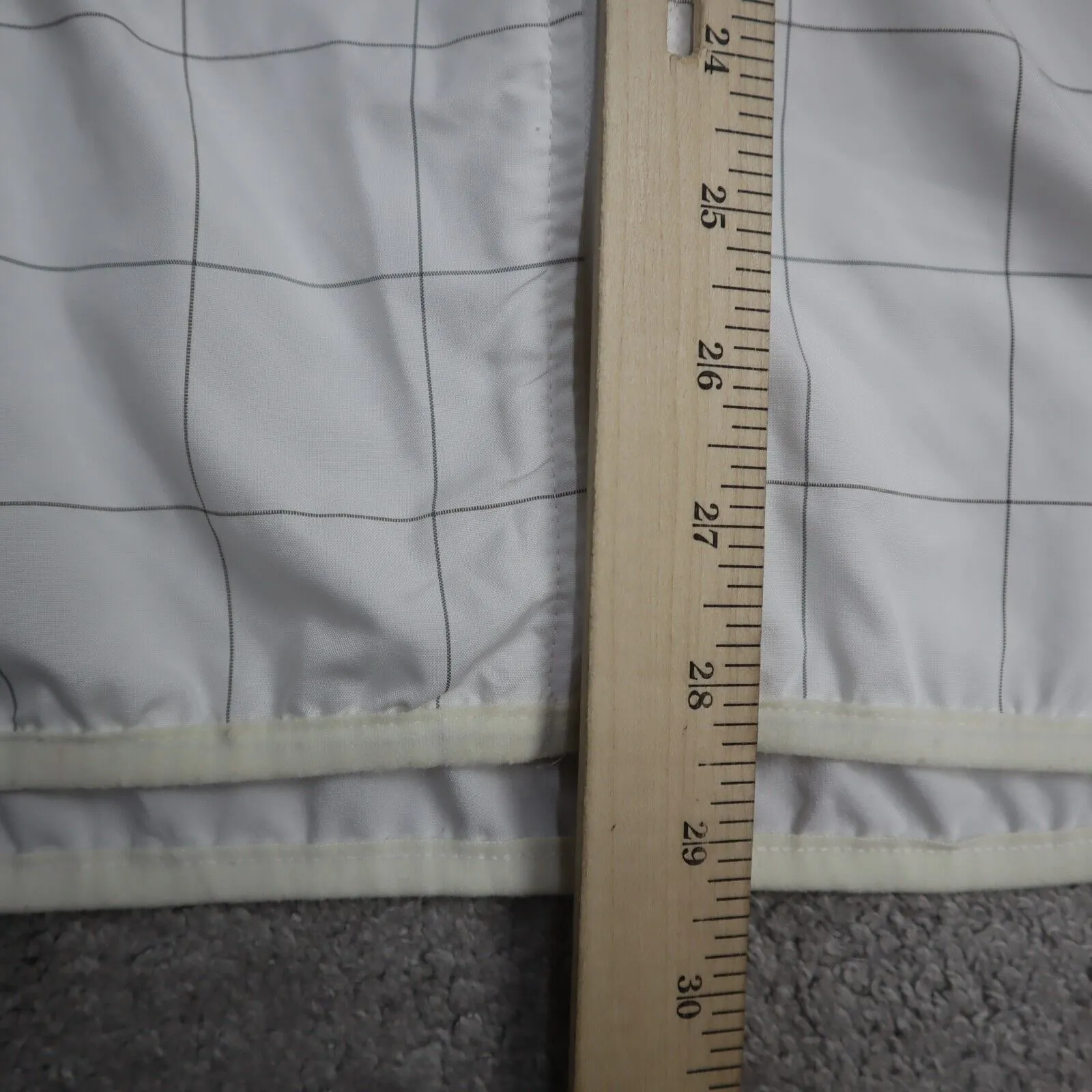 Adidas Running Mens Check Activewear Top Full Zip Up Logo White Size Medium