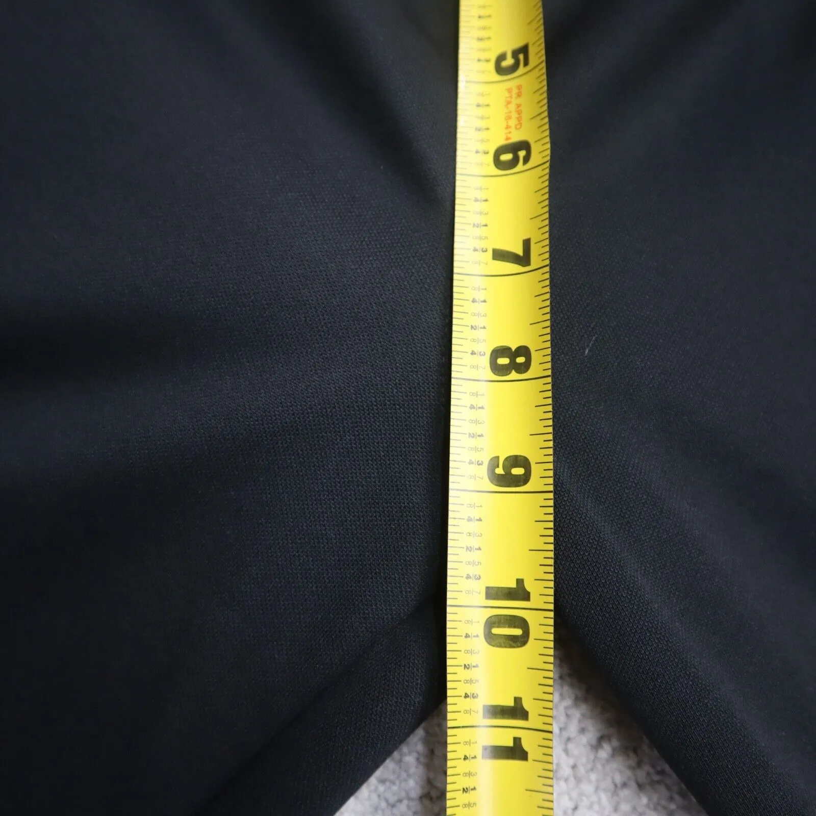 Adidas Women Activewear Track Pant Mid Rise 3 Stripes Elastic Waist Black Size S