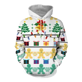 Christmas Hoodies - Cartoon Paper Man 3D Hoodie