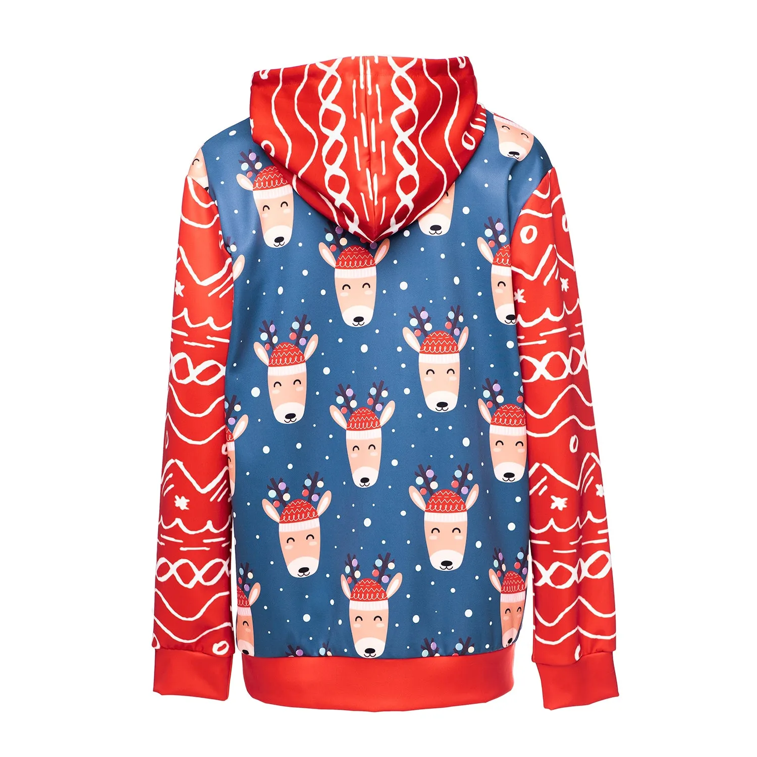 Christmas Hoodies - Cheerful Christmas Deer 3D Print Hoodie