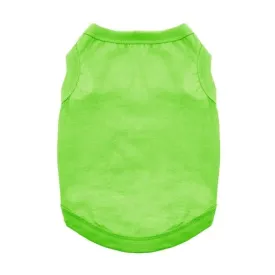 Cotton Dog Tank - Green Flash