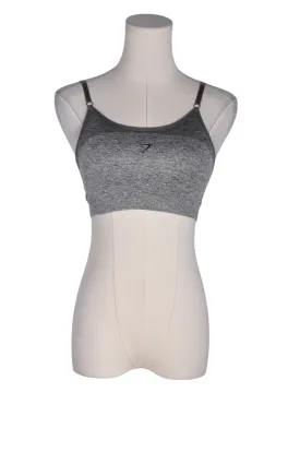 GYMSHARK Women Activewear Sports Bras Regular fit in Gray - S