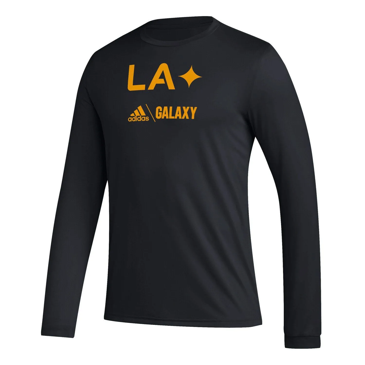 LA Galaxy Icon Men's Black Long Sleeve T-Shirt adidas