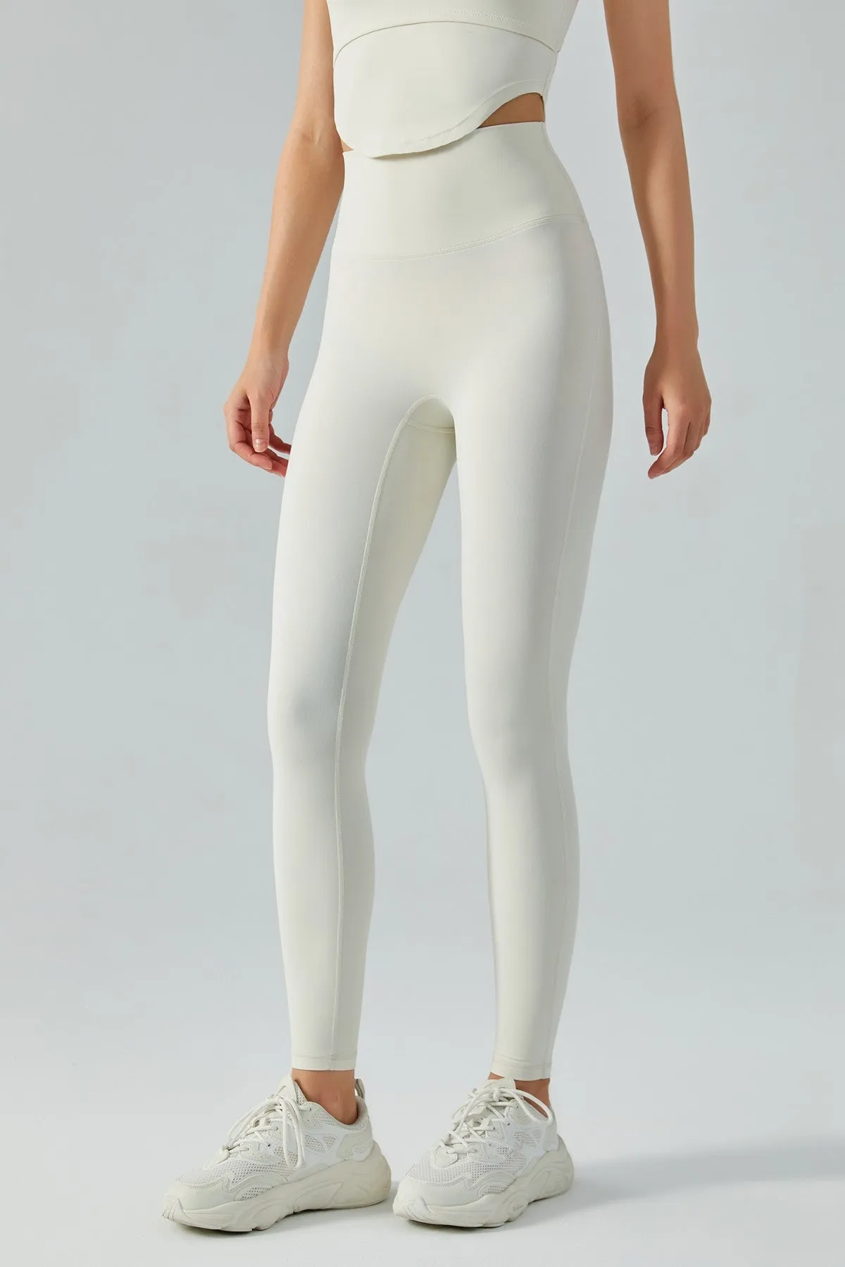 Open Back Bustier Crop Top & Leggings Activewear Set