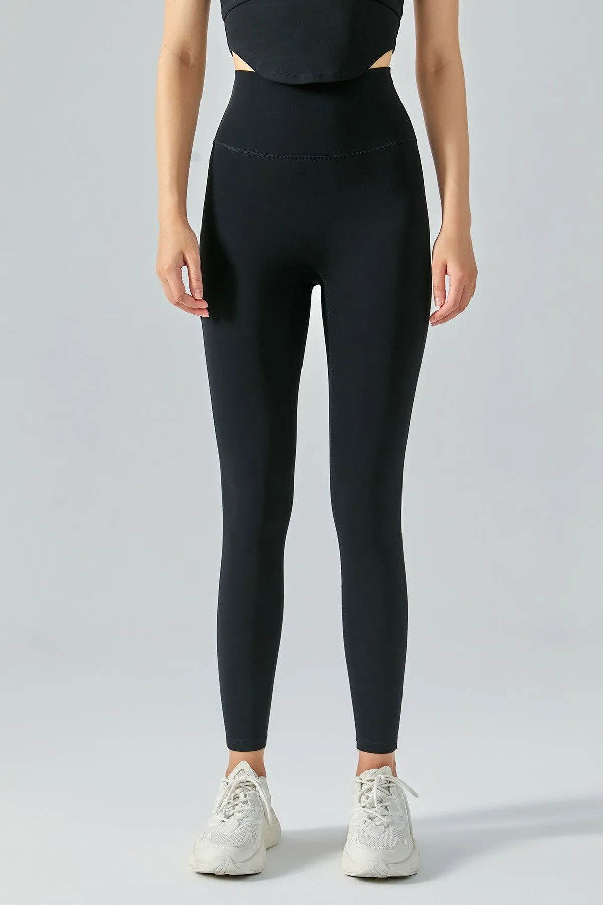 Open Back Bustier Crop Top & Leggings Activewear Set