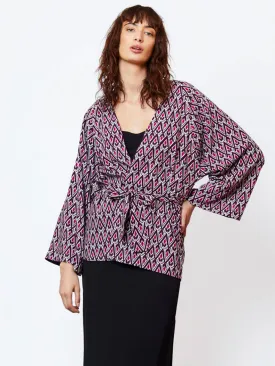 Tots Kimono Reversible Wrap Jacket - Spirit Pink