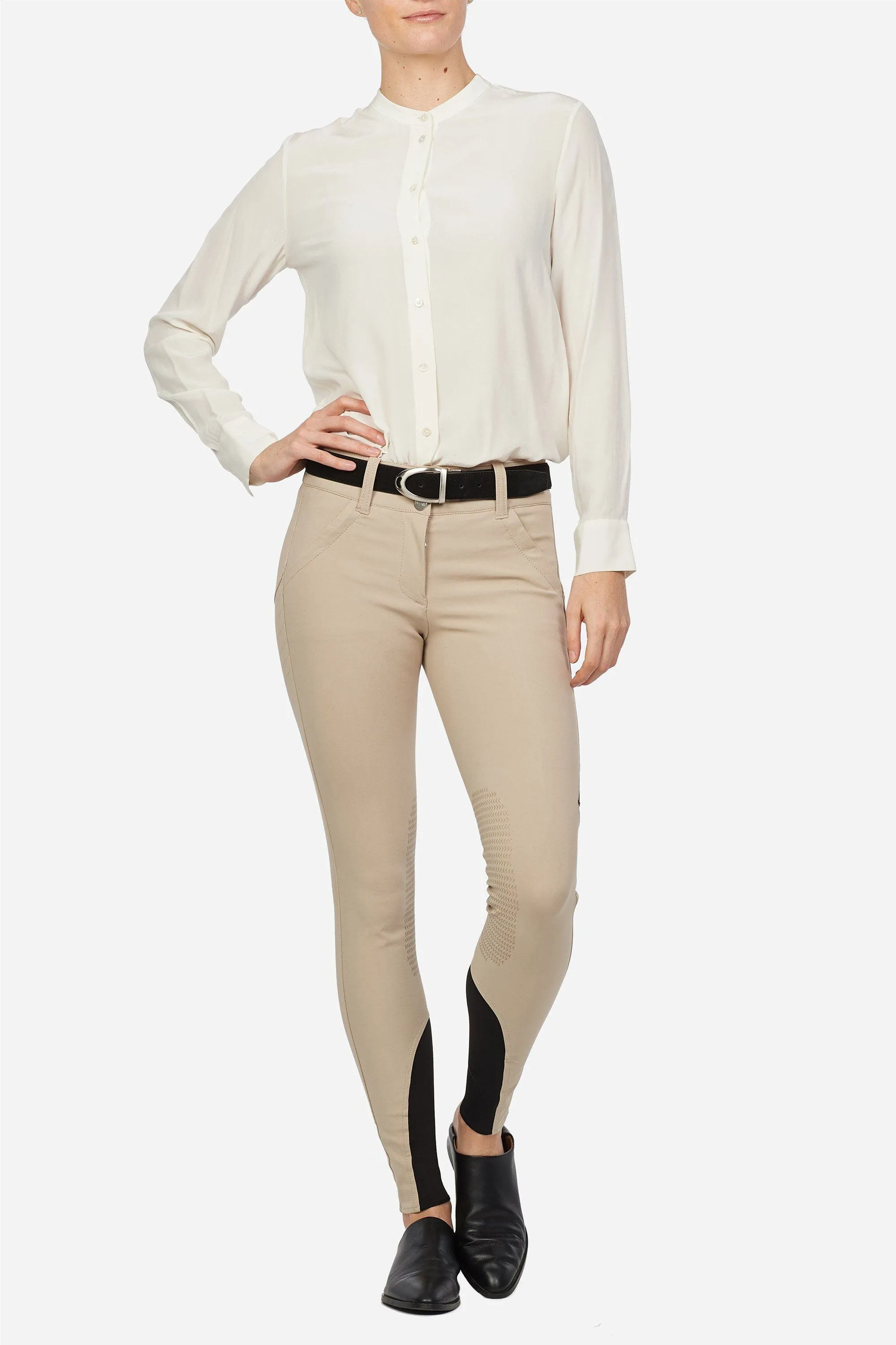X Shape Knee Grip Breech - Beige